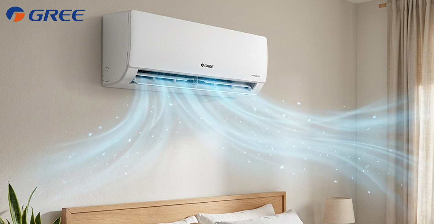 معرفی کولر گازی گری ۲۴۰۰۰ بدون اینورتر مدل پلار PULAR کد GWH24QE-K3DNB8G/I