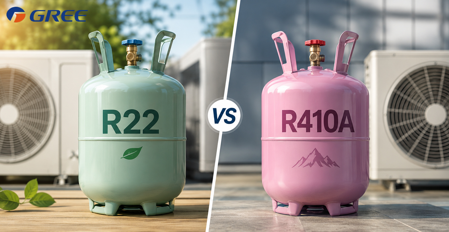 گاز R22 بهتره یا R410؟