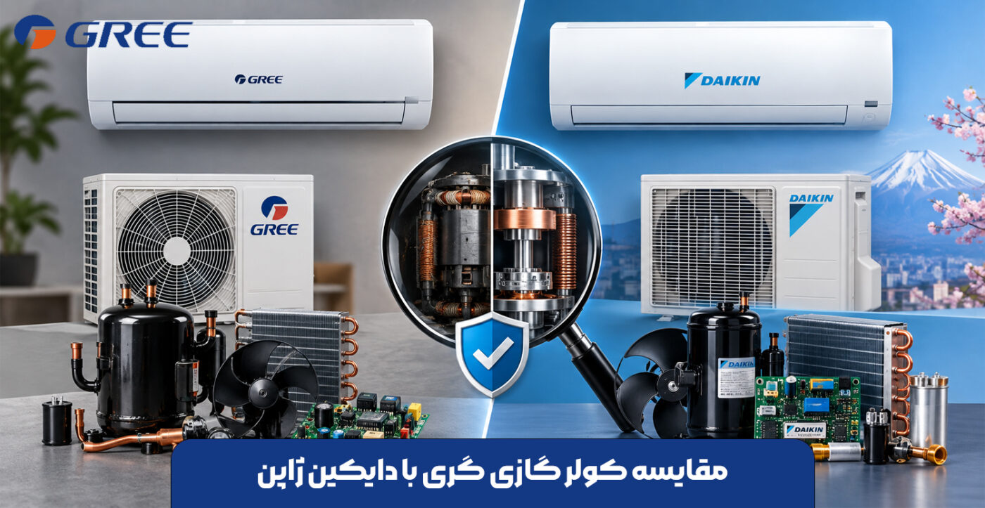 مقایسه کولر گازی گری با دایکین ژاپن